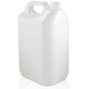5 Litre White Plastic Jerry Can & 38mm T/E Screw Cap