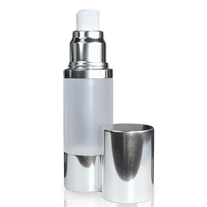30ml Frosted Airless Pump Bottle With Silver Over-Cap