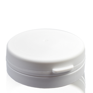 40mm Snap-Hinged Cap - White