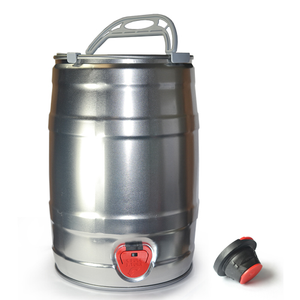 5 Litre Mini Beer Keg With Bung & Handle