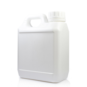 1 Litre White Plastic Jerry Can & 38mm T/E Screw Cap