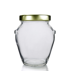 314ml Orcio Glass Jar & Twist-Off Lid - Gold