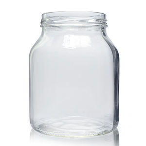 925ml Clear Glass Jar (No Cap)