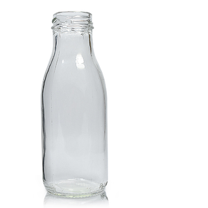 300ml Clear Glass Juice Bottle (No Cap)