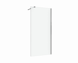 Inloopdouche 120x200 8mm Nano glas chroom serie Silvio melkglas