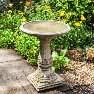 LaLa Design Tall Garden Bird Bath