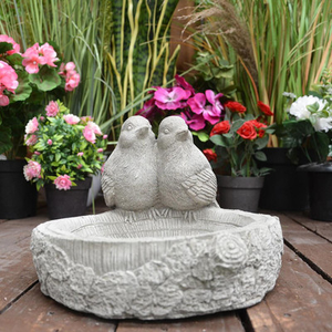 Floor level Stone Bird Bath / Bird Feeder