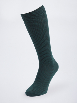 Green HJ Knee High Wool Rich Socks