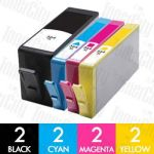 HP 564XL (CN684WA + CB323WA-CB325WA) High Yield 8 Pack Compatible Inkjet Cartridge Combo