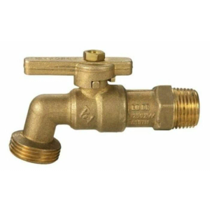 Brass Bibcock Quarter Turn Tap T-handle Male BSP Thread - 15mm (½″)