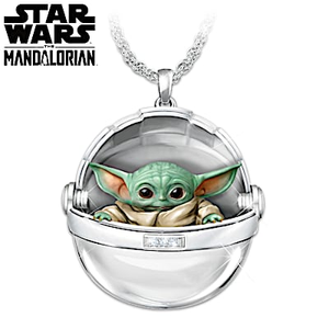 Cutest Child In The Galaxy Hover Pram Pendant Necklace