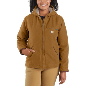 WJ141 Washed Duck Sherpa Lined Jacket