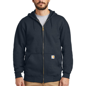 Loose Fit Midweight Full-Zip Hooded Sweatshirt