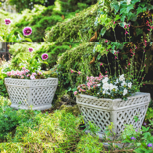 Pair of Large Arabic style Garden planter