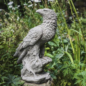 Majestic Stone Cast Eagle Ornament Animal Statue