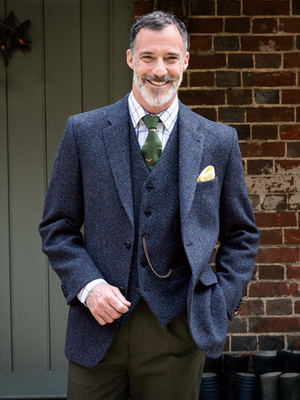 Blue Harris Tweed® Jacket