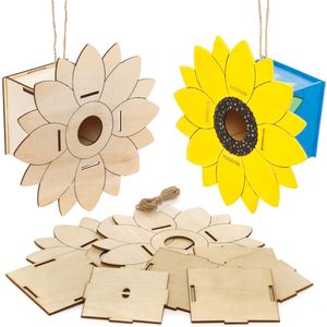 Sunflower Wooden Birdhouse Kits