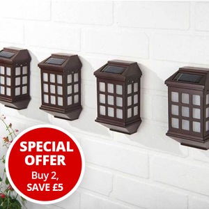 Deluxe LED Solar Lights (Pack of 4)