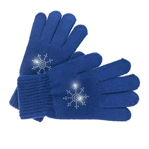 Easylife Sparkling Snowflake Design Stylish Knit Glove