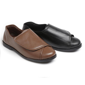 Made-to-Measure Leather Shoes (Pair) - Brown Size 14