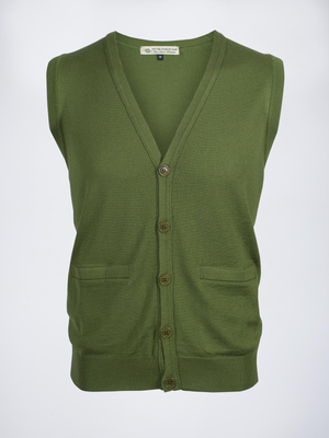 Leaf Merino Waistcoat