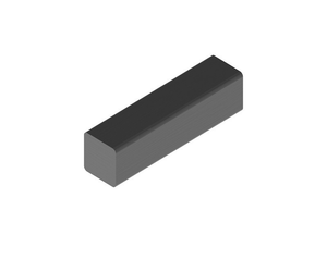 Weasler 3 Foot x 1" x 1-1/8" Solid Rectangular Shaft 12N & 14N Series