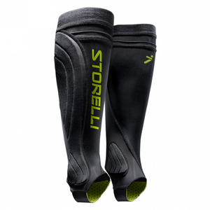 Storelli BodyShield Leg Guards - (Black/Volt) - M
