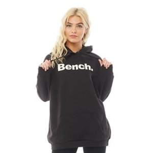 Bench Womens Trademark Oversized Hoodie Black