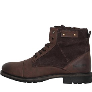 883 Police Mens Case Boots Brown