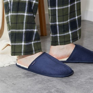 Ben Sherman Mens Country Club Mule Slipper Navy