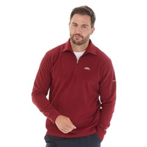 Trespass Mens Masonville 1/2 Zip Micro Fleece Merlot
