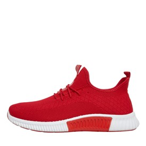 Crosshatch Mens Rideout Trainers Red