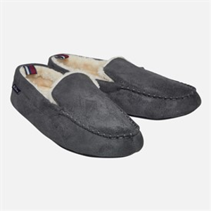Ben Sherman Mens Casa Cartegena Moccasin Slipper Grey