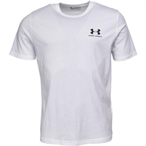 Under Armour Mens UA Sportstyle Left Chest Short Sleeve T-Shirt White
