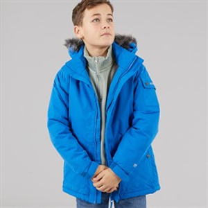 Trespass Junior Boys Holsey Insulated Waterproof Parka Electric Blue