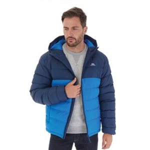 Trespass Mens Oskar Padded Hooded Jacket Navy/Blue
