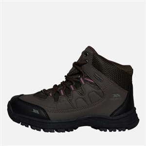 Trespass Womens Mitzi Waterproof Walking Boots Coffee/Mauve