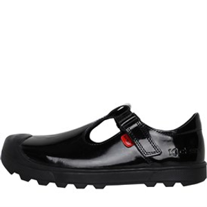 Kickers Girls Back To School Plunk Shoes Black