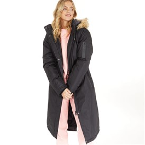Bench Womens Skylar Parka Coat Black