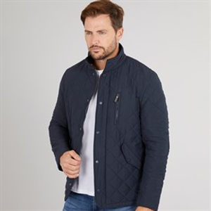 Feraud Mens Prima Quilted Jacket Navy