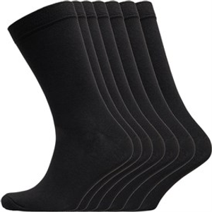 Smith And Jones Mens Franzoni Seven Pack Socks Black