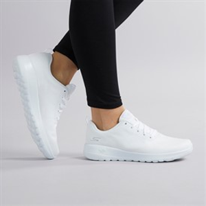 SKECHERS Womens GOwalk Joy Vivify Trainers White/White