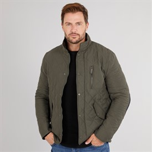 Feraud Mens Prima Quilted Jacket Olive