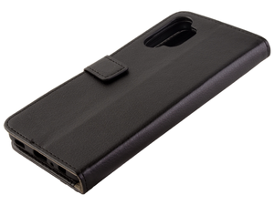 Synthetic Leather Wallet Case with Stand for Samsung Galaxy A32 5G - Black