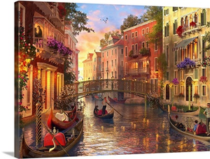 Sunset In Venice