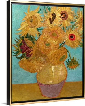 Vase With Twelve Sunflowers, 1889