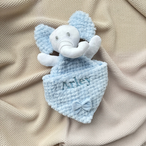 Blue Waffle Elephant Comforter