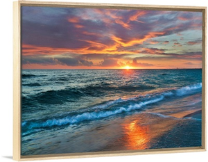 Sunset Over Ocean, Gulf Islands National Seashore, Florida