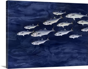 Fish On Indigo