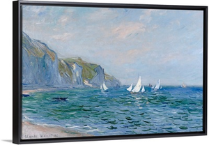 Cliffs and Sailboats at Pourville